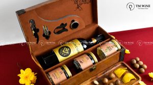 3 mẫu hộp rượu vang cực HOT dịp Tết 2022