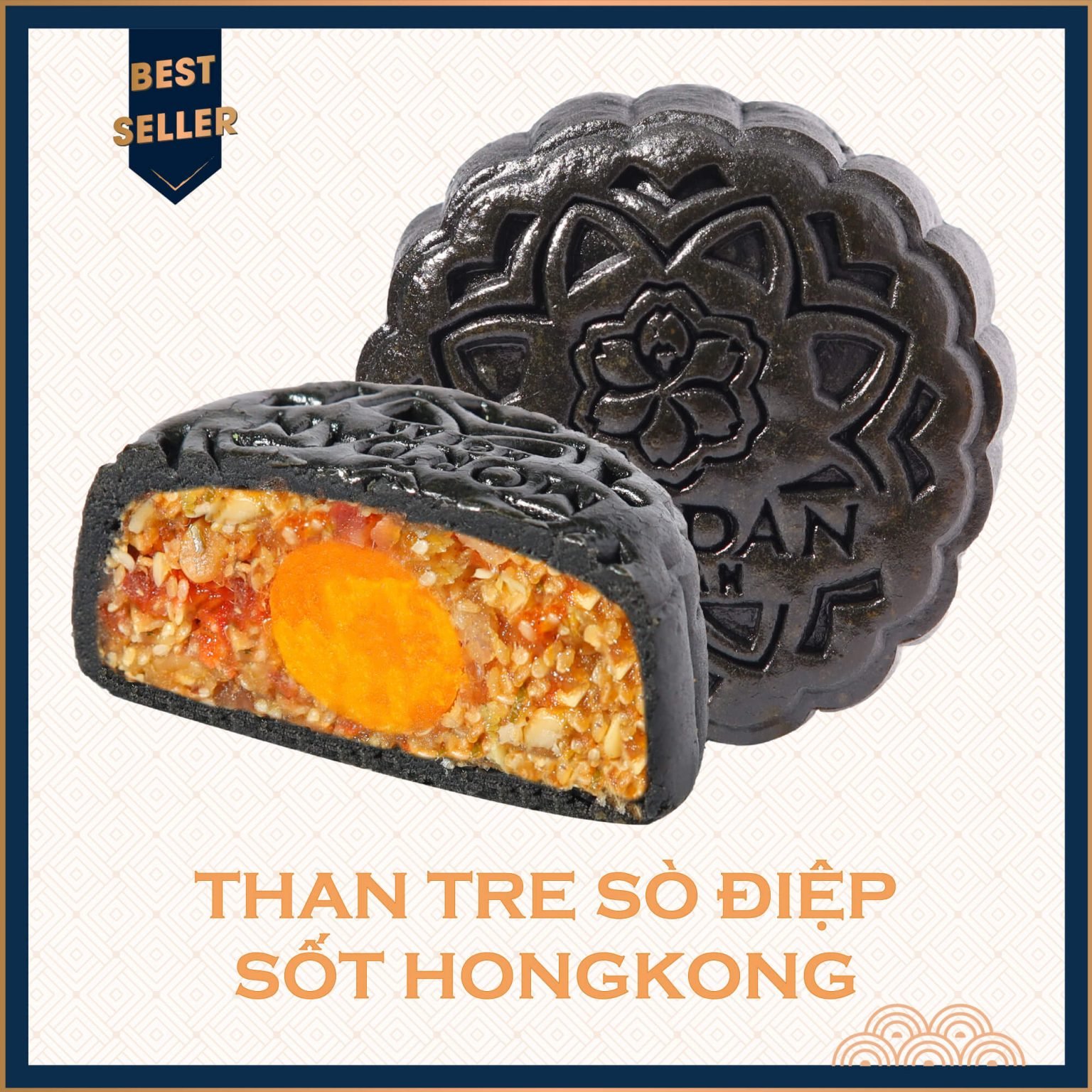 Bánh trung thu Than tre sò điệp sốt Hong Kong