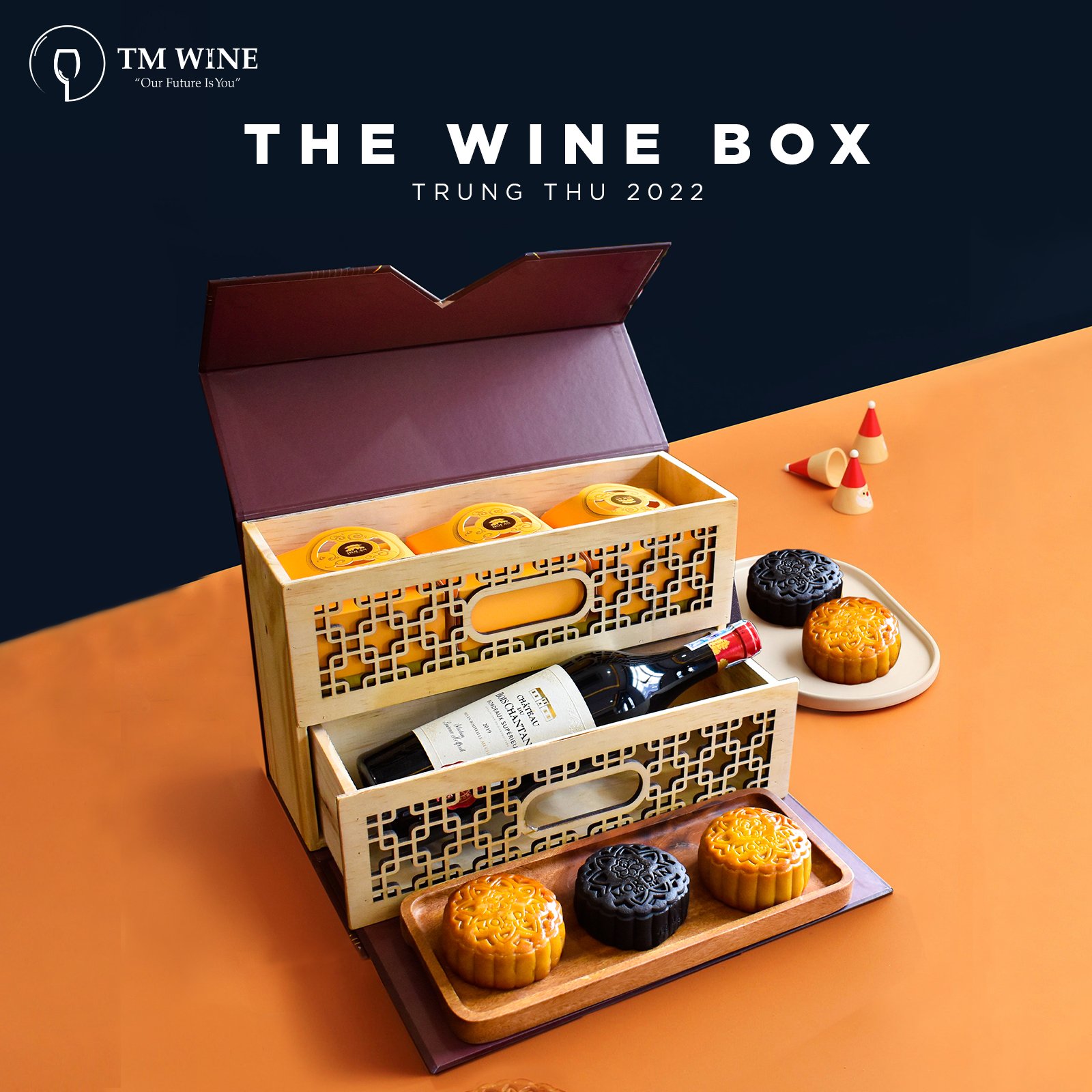 Quà tặng rượu vang đỏ Pháp Château du Bois Chantant Bordeaux