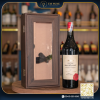 Hộp sơn mài mặt kính 01 chai rượu vang cao cấp Château